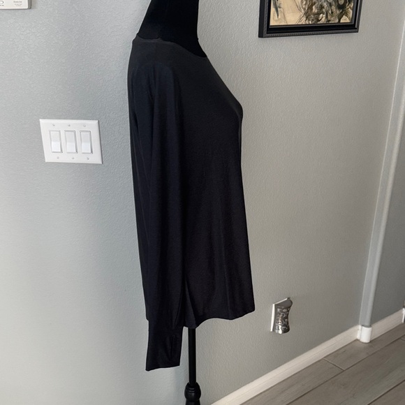 NWOT Old Navy Black Long Sleeve Top - Picture 4 of 6